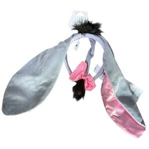 Disney Parks Winnie the Pooh Eeyore Soft Floppy Ears Headband NWT